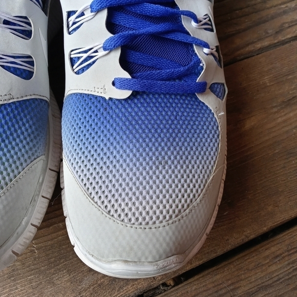 Mens Nike Free 5.0 Breathe Grey Blue 579960 410 sz - Picture 6 of 11